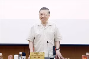 Tổng Bí thư, Chủ tịch nước Tô Lâm phát biểu chỉ đạo tại Phiên họp thứ hai Ban Chỉ đạo Trung ương về phát triển văn hóa Việt Nam - Ảnh: TTXVN