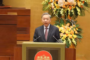 Tổng Bí thư Tô Lâm dự và phát biểu chỉ đạo Hội nghị.