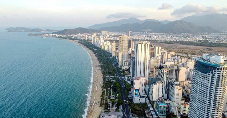 Khu vực đường ven biển Trần Phú ở TP Nha Trang