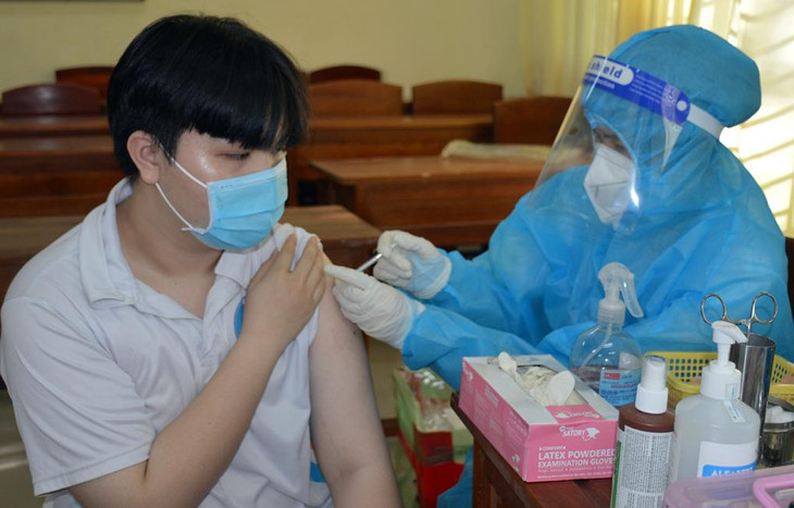 Tiêm vaccine phòng Covid-19 cho trẻ em tại Cà Mau