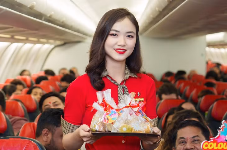 Phi hành đoàn chuyên nghiệp, tận tâm của Vietjet.