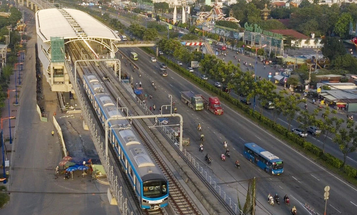 Metro số 1 Bến Thành - Suối Tiên đã hoàn thành 98% khối lượng