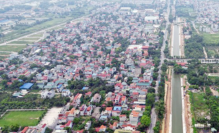 Một góc của huyện Đông Anh (Hà Nội)