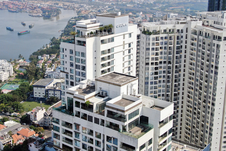 Một dự án căn hộ gần Xa lộ Hà Nội, TP Thủ Đức (TP.HCM).