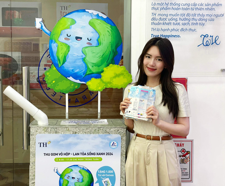 Tập đoàn TH tăng thời gian thu gom vỏ hộp trong năm 2024 nhằm thúc đẩy và duy trì thói quen “sống xanh” của người tiêu dùng