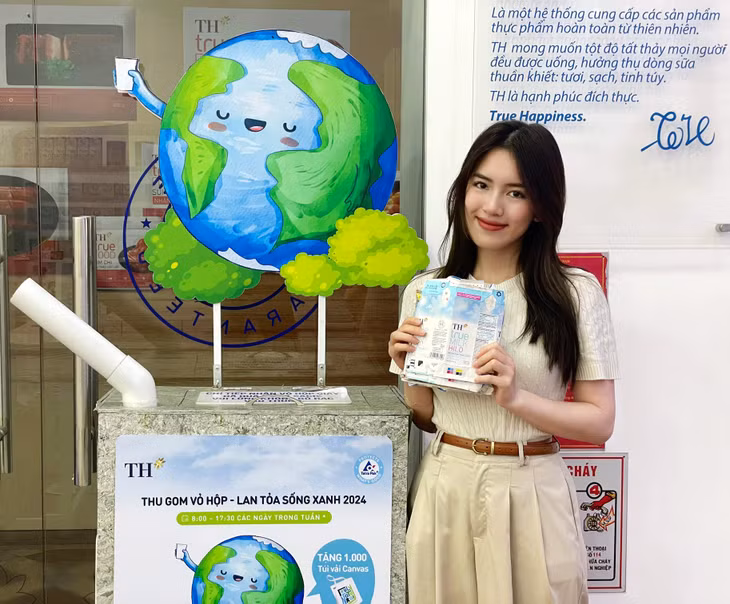Tập đoàn TH tăng thời gian thu gom vỏ hộp trong năm 2024 nhằm thúc đẩy và duy trì thói quen “sống xanh” của người tiêu dùng