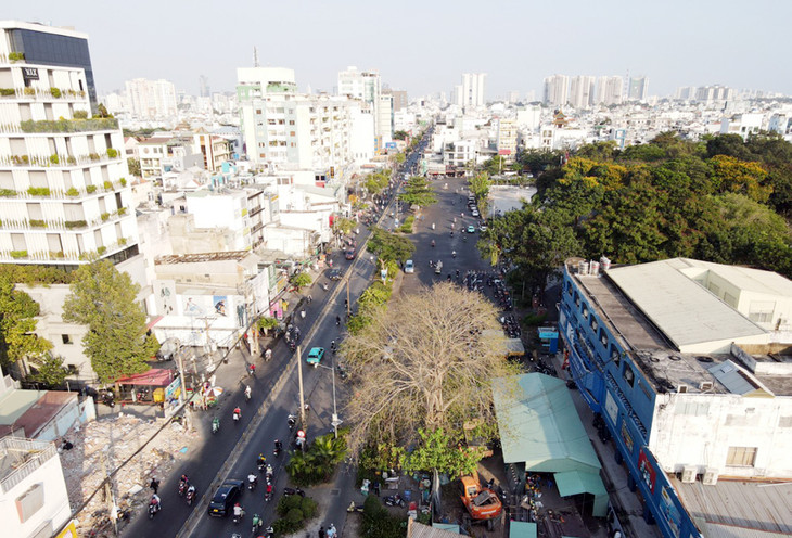 Đường Cách Mạng Tháng Tám, dọc tuyến Metro số 2