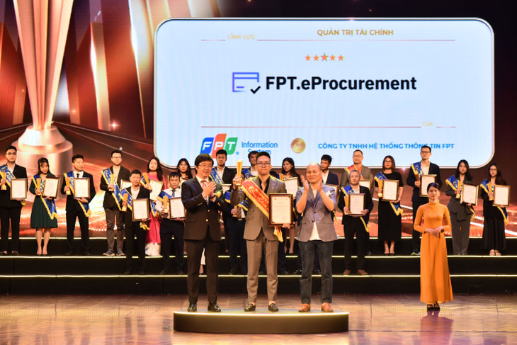 FPT.eProcurement đạt Xếp hạng 5 sao Sao Khuê lĩnh vực Quản trị tài chính.