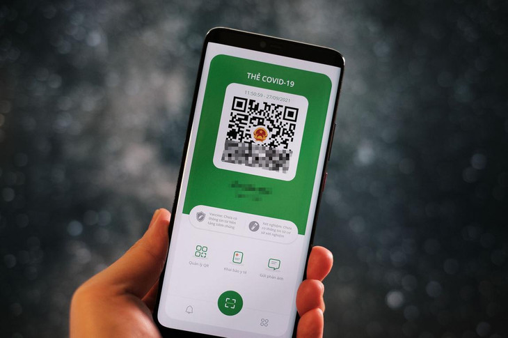 Giao diện chính của PC-Covid hiển thị thẻ Covid-19