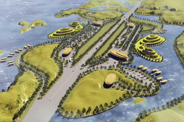 Phối cảnh các trạm dừng nghỉ ở Vân Đồn