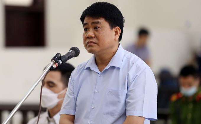 Ông Nguyễn Đức Chung tại phiên phúc thẩm vụ Redoxy-3C