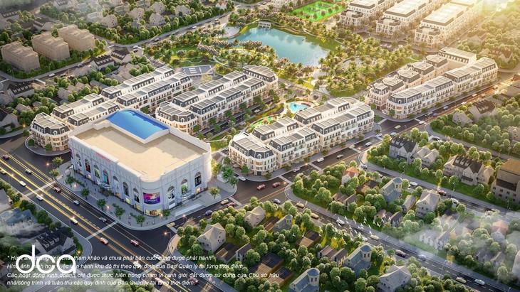 Công viên và cảnh quan xanh mướt của dự án