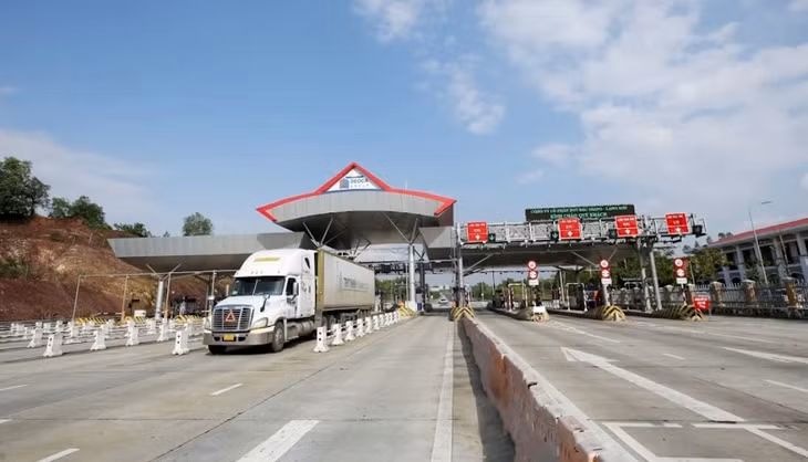 Trạm thu phí Km93+160, Quốc lộ 1 thuộc Dự án cao tốc Bắc Giang-Lạng Sơn.