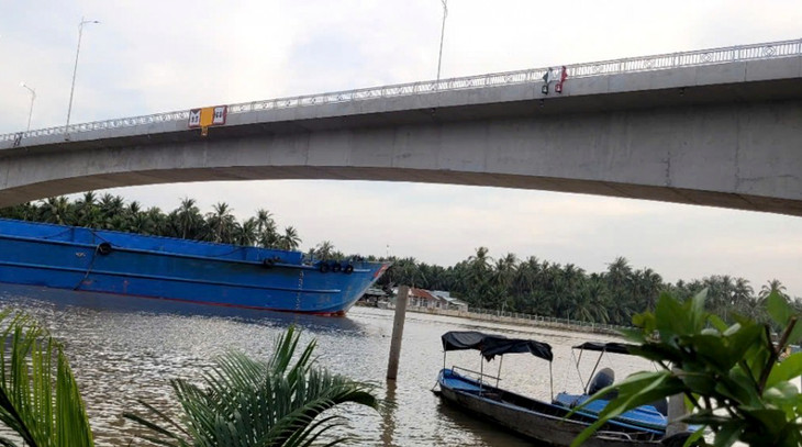 Cầu Chợ Gạo - một trong những công trình vượt tiến độ thi công từ vốn đầu tư công năm 2024
