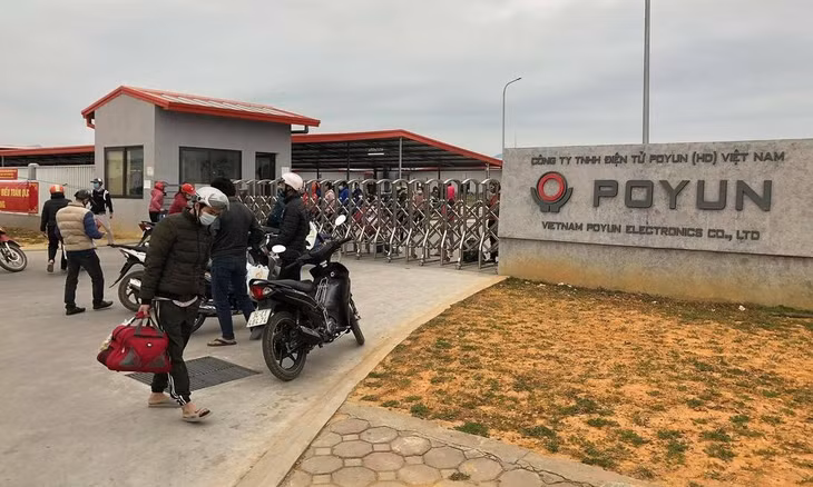 Công ty Poyun ở Hải Dương, nơi phát hiện các bệnh nhân Covid-19