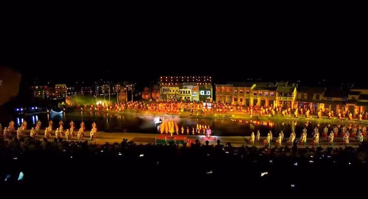 Sân khấu lễ khai mạc năm du lịch quốc gia 2022 quy mô, hoành tráng và đậm nét, giàu bản sắc văn hoá dân tộc