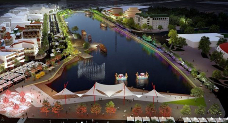 Tuyến phố đi bộ - chợ đêm thành phố Hải Dương được triển khai theo ý tưởng “Tinh hoa hội tụ, bừng sáng Thành Đông.”