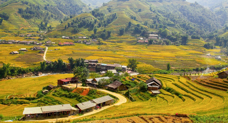 Khung cảnh Sa Pa, Lào Cai.