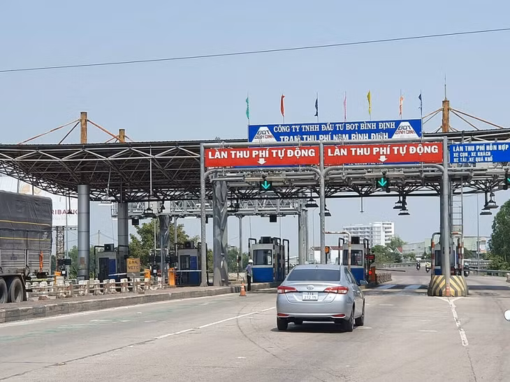 Trạm BOT Nam Bình Định ở thị xã An Nhơn