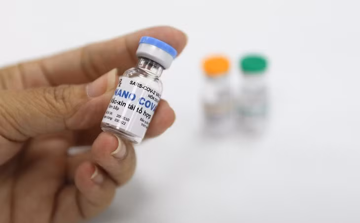Mẫu vaccine Nanocovax do công ty Nanogen sản xuất tại nhà máy ở TP.HCM