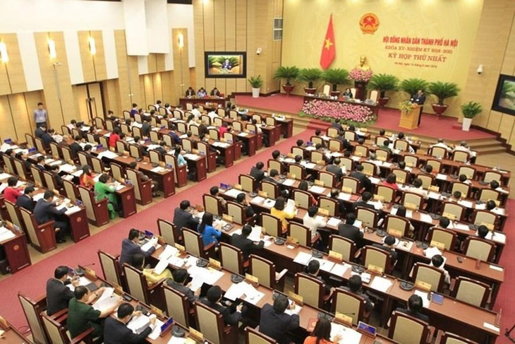 Kỳ họp thứ nhất HĐND thành phố Hà Nội khóa XVI dự kiến diễn ra ngày 23/6/2021. Ảnh minh hoạ