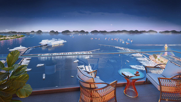 Ban công triệu đô của Sun Marina Town