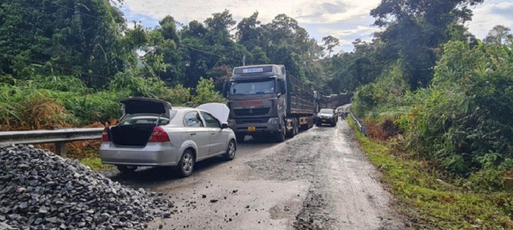 Một đoạn Quốc lộ 14D qua Quảng Nam.