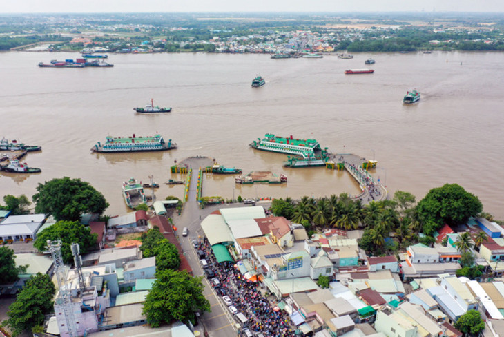 Khu vực dự kiến xây hầm Cát Lái vượt sông