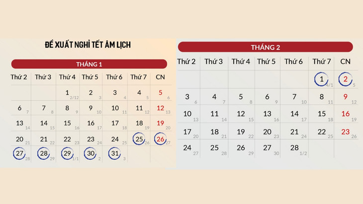 Bộ Lao động - Thương binh và Xã hội vừa thông báo chốt lịch nghỉ Tết Âm lịch 9 ngày liên tiếp