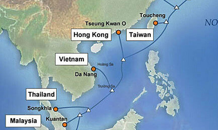 Đường đi của tuyến cáp APG