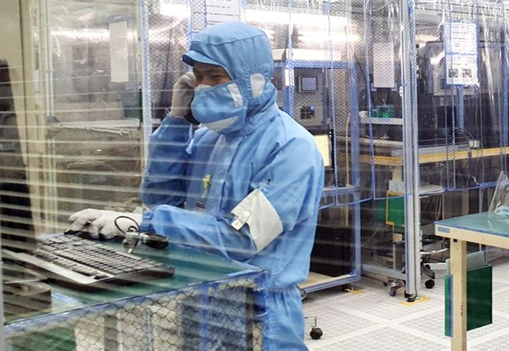 Công nhân làm việc xuyên Tết tại Công ty TNHH Sài Gòn Stec