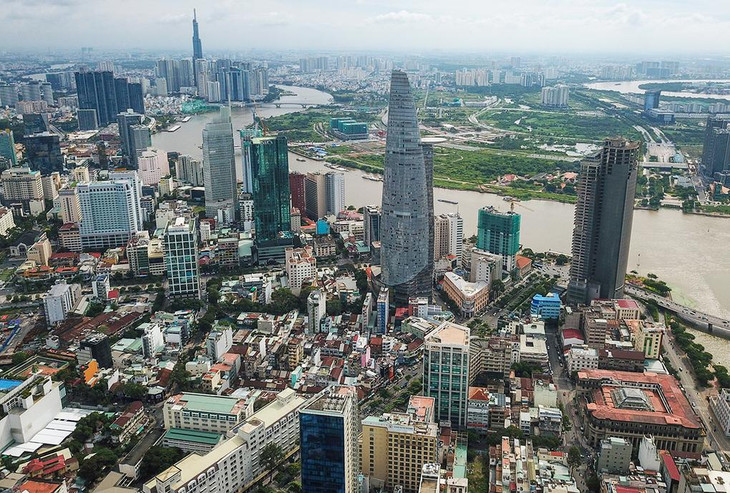 Khu trung tâm TP.HCM ở Quận 1 vào tháng 12/2020 lưới điện đã cơ bản hoàn tất ngầm hóa