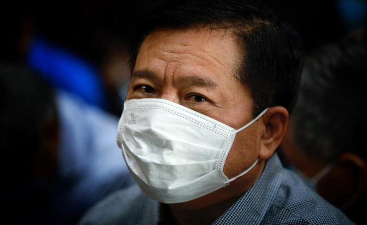 Ông Đinh La Thăng tại phiên toà ở TPHCM Ông Đinh La Thăng tại phiên toà ở TPHCM