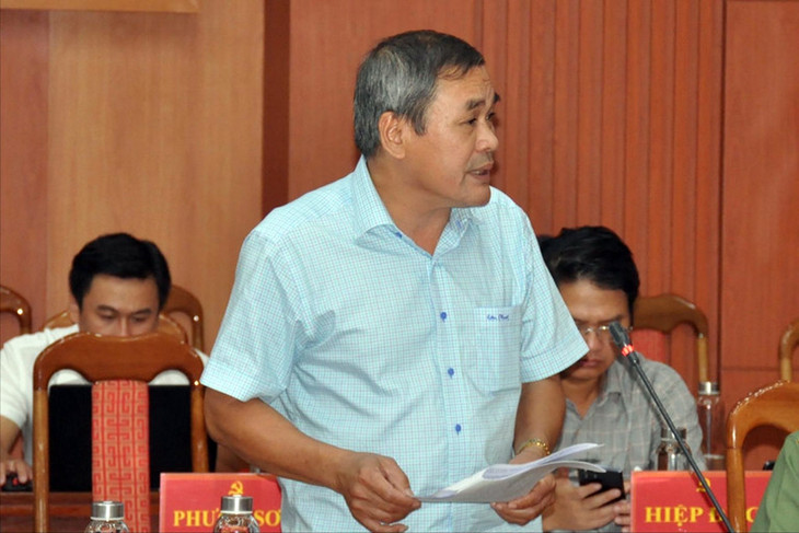 Ông Trần Thanh Hà, nguyên Giám đốc Sở TN&amp;MT tỉnh Quảng Nam