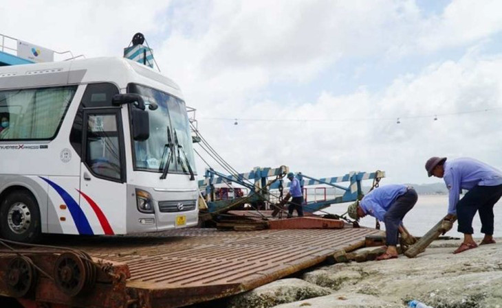 Bến phà Gót ở thị trấn Cát Hải, TP. Hải Phòng