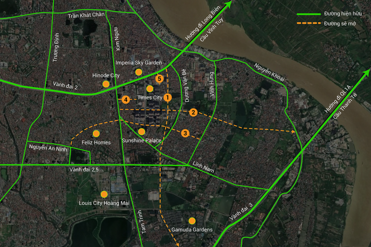 5 đường chính sẽ mở quanh khu đô thị Times City theo quy hoạch phân khu đô thị H2-4, kế hoạch sử dụng đất quận Hoàng Mai 5 đường chính sẽ mở quanh khu đô thị Times City theo quy hoạch phân khu đô thị H2-4, kế hoạch sử dụng đất quận Hoàng Mai
