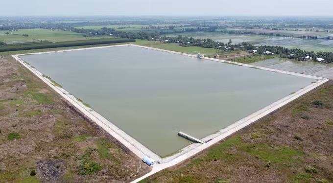 Hồ chứa nước ngọt quy mô 50 ha tại huyện Vị Thủy, tỉnh Hậu Giang