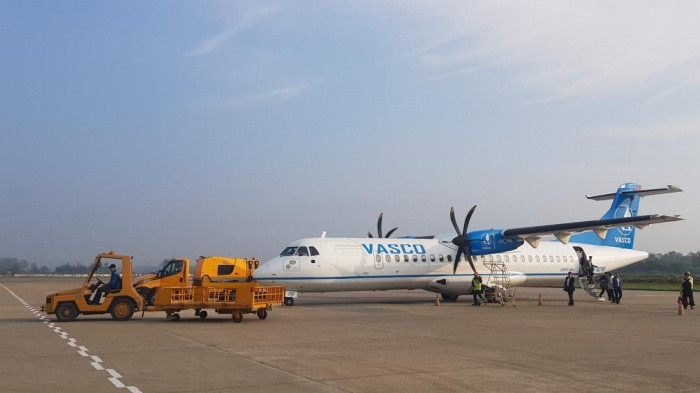 Cảng hàng không Cà Mau hiện chỉ khai thác được máy bay ATR72