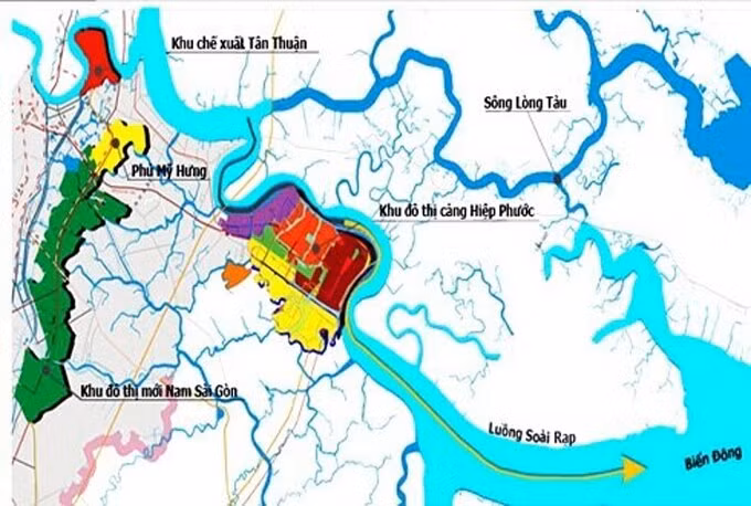 Luồng Soài Rạp nối TPHCM với Biển Đông Luồng Soài Rạp nối TPHCM với Biển Đông