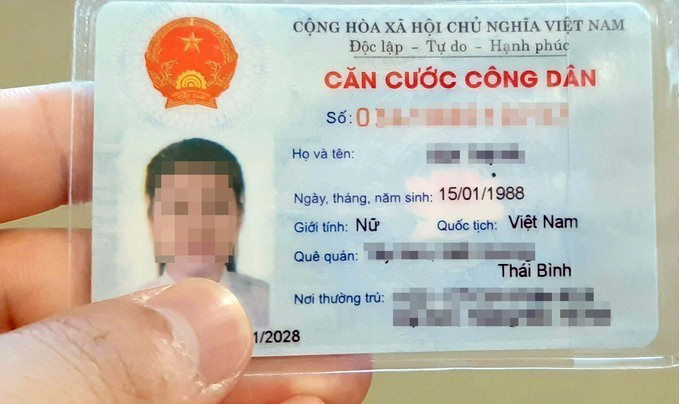 Mẫu thẻ căn cước công dân hiên nay