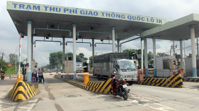 Trạm thu phí trên Quốc lộ 1K đoạn qua TP. Biên Hòa (Đồng Nai)