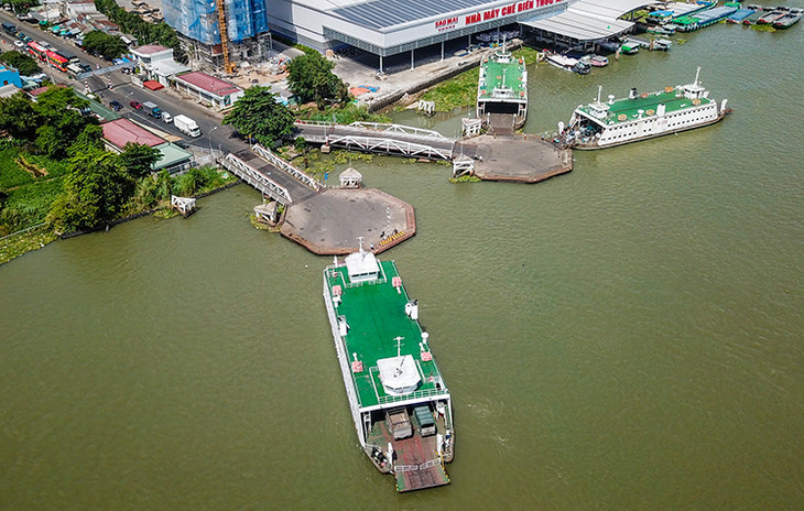 Các chiếc phà Vàm Cống Các chiếc phà Vàm Cống