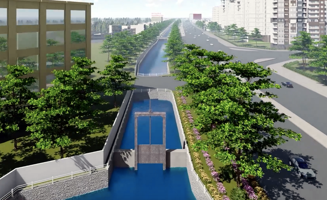 Kênh đào Nguyên Khê được kỳ vọng làm thay đổi diện mạo trung tâm huyện Đông Anh