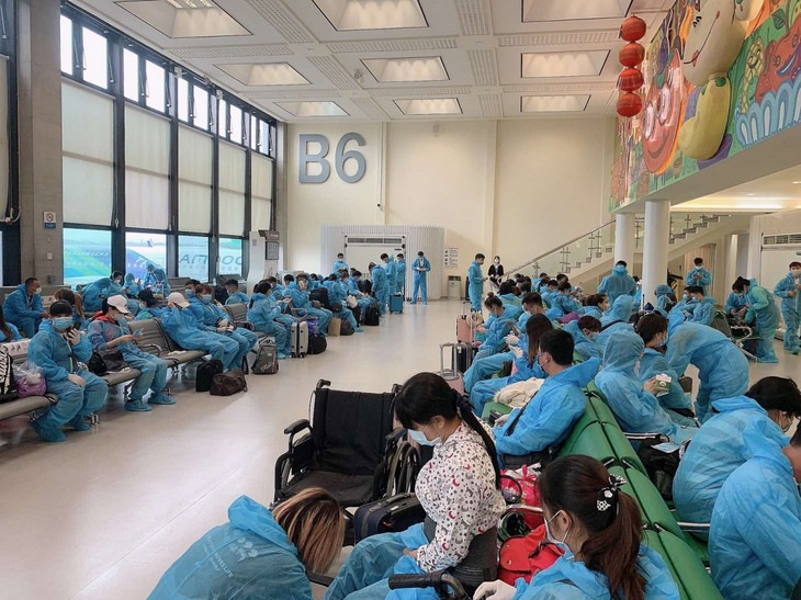 350 công dân Việt Nam từ Đài Loan (Trung Quốc) về nước