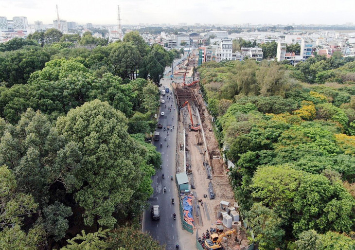 Thi công Dự án đường nối kết nối vào sân bay Tân Sơn Nhất Thi công Dự án đường nối kết nối vào sân bay Tân Sơn Nhất