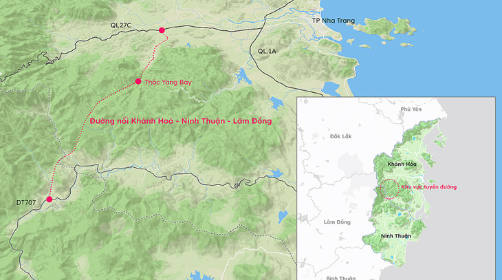 Vị trí tuyến đường