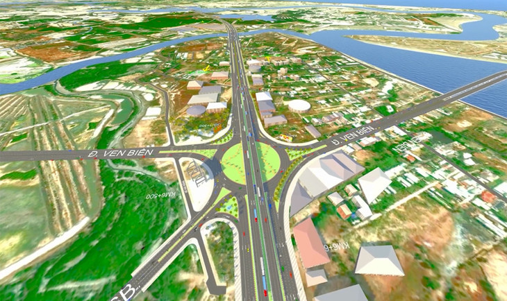 Thiết kế đường trục chính Vũng Tàu