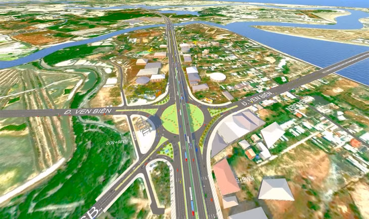 Thiết kế đường trục chính Vũng Tàu