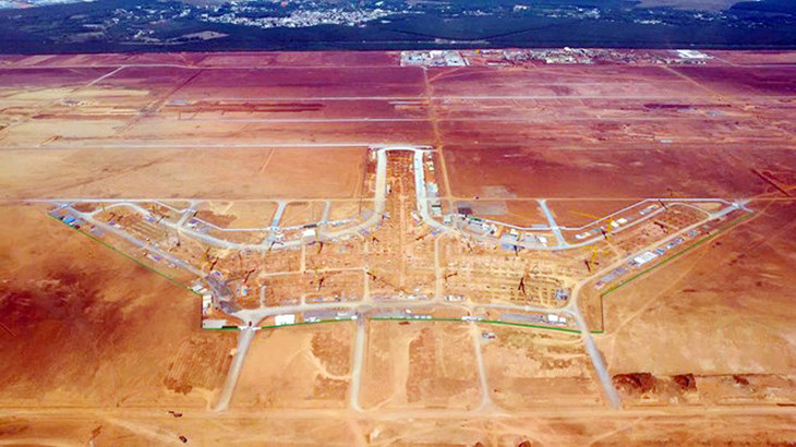 Toàn cảnh dự án sân bay Long Thành đang triển khai thi công đồng loạt nhiều gói thầu Toàn cảnh dự án sân bay Long Thành đang triển khai thi công đồng loạt nhiều gói thầu