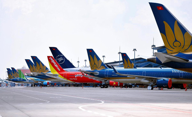 Con số này của Vietjet Air là 63 trong tổng số 74 chiếc; của Bamboo Airways là 19 trong trong số 29 chiếc, được đỗ tại hai sân bay lớn là Nội Bài, Hà Nội và Tân Sơn Nhất, TP.HCM. Con số này của Vietjet Air là 63 trong tổng số 74 chiếc; của Bamboo Airways là 19 trong trong số 29 chiếc, được đỗ tại hai sân bay lớn là Nội Bài, Hà Nội và Tân Sơn Nhất, TP.HCM.